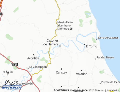 Mappa MICHELIN Cazones de Herrera - ViaMichelin