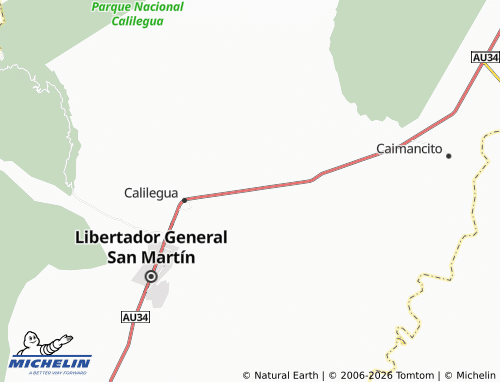 MICHELIN-Landkarte Libertad - ViaMichelin