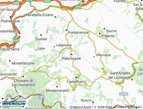 Carte MICHELIN Paternopoli - ViaMichelin