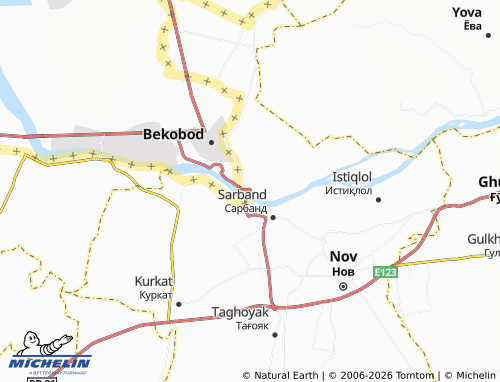 Mappa MICHELIN Shabboda - ViaMichelin