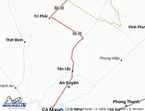 Mapa MICHELIN Tân Lộc Bắc - ViaMichelin