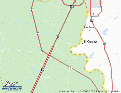 MICHELIN Fraccionamiento América map - ViaMichelin