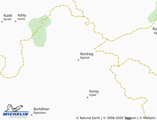 MICHELIN Burshag map - ViaMichelin