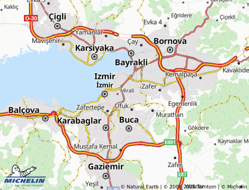 MICHELIN Yenidoğan map - ViaMichelin