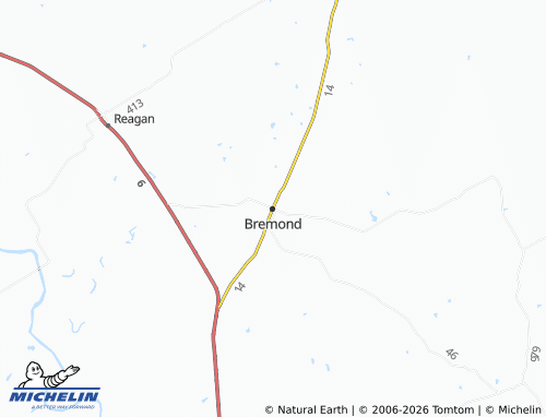 Kaart MICHELIN Bremond - ViaMichelin