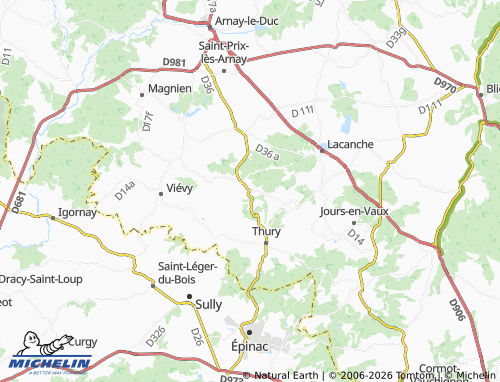 Mappa MICHELIN Vellerot - ViaMichelin