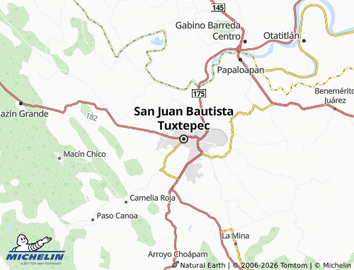 MICHELIN El Nanche Segunda Etapa map - ViaMichelin