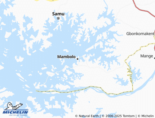 MICHELIN Mambolo map - ViaMichelin
