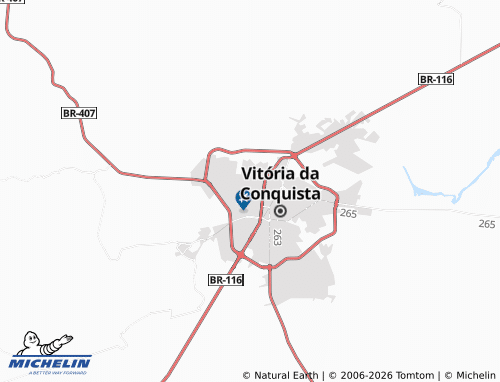 MICHELIN Brasil map - ViaMichelin