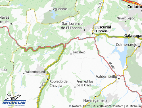 MICHELIN-Landkarte Zarzalejo - ViaMichelin