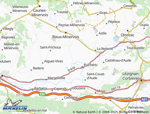 MICHELIN Saint-Aulnay map - ViaMichelin