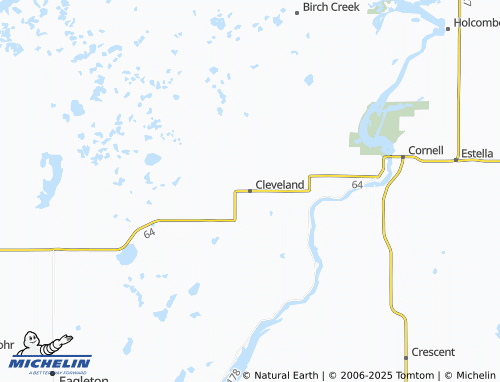 MICHELIN-Landkarte Cleveland - ViaMichelin
