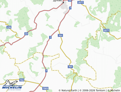 Mapa MICHELIN Grancharovo - ViaMichelin
