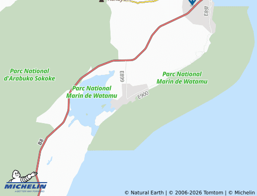 Kaart MICHELIN Watamu - ViaMichelin