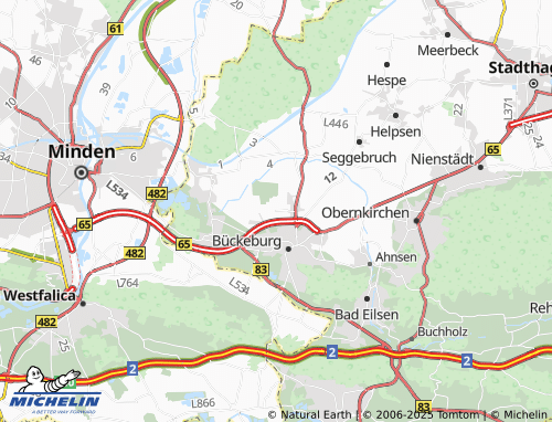 Carte MICHELIN Rethof - ViaMichelin