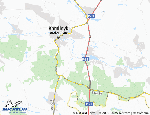 MICHELIN Holodky map - ViaMichelin