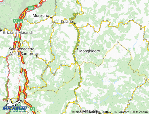 Mappa MICHELIN Pian dei Grilli - ViaMichelin