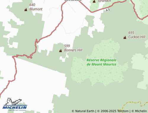 MICHELIN South Springfield map - ViaMichelin
