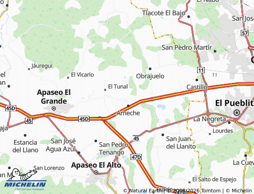 Mappa MICHELIN Coachiti - ViaMichelin