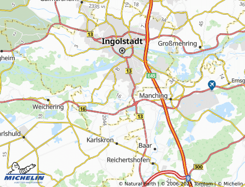 Kaart MICHELIN Unterbrunnenreuth - ViaMichelin