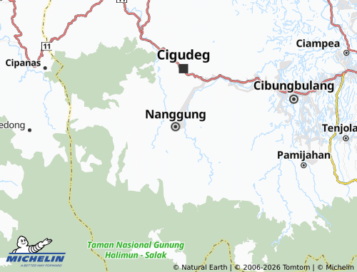 Carte MICHELIN Curug Bitung - ViaMichelin