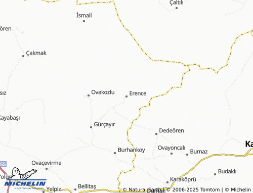 MICHELIN Erence map - ViaMichelin