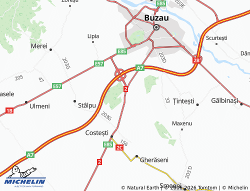 Mapa MICHELIN Spătaru - ViaMichelin