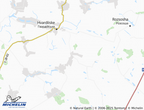 MICHELIN-Landkarte Moskalivka - ViaMichelin