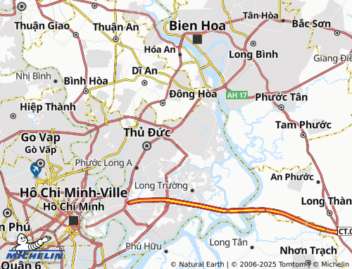 MICHELIN-Landkarte Tân Phú - ViaMichelin