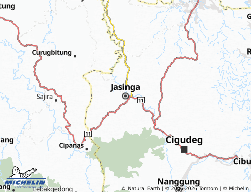 Carte MICHELIN Jasinga - ViaMichelin