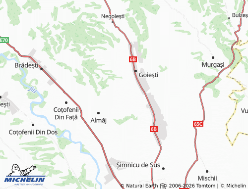 Mappa MICHELIN Mălăești - ViaMichelin