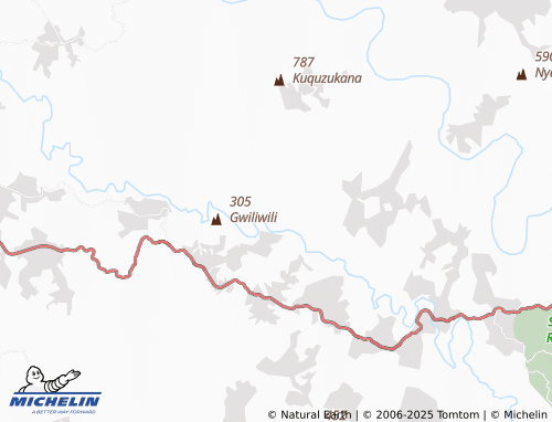 MICHELIN Mvume map - ViaMichelin