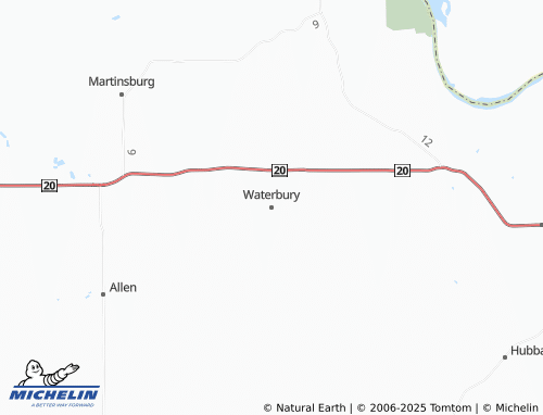 MICHELIN-Landkarte Waterbury - ViaMichelin