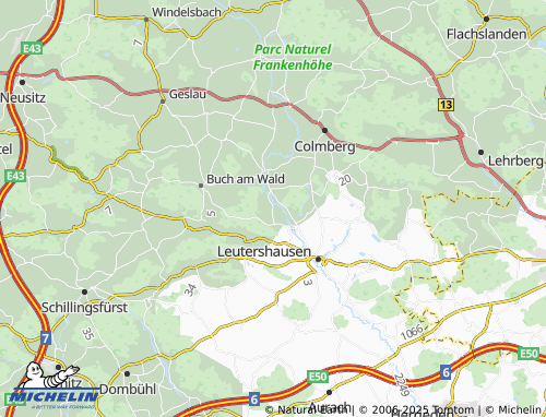 Carte MICHELIN Zweiflingen - ViaMichelin