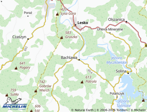 MICHELIN Hoczew map - ViaMichelin