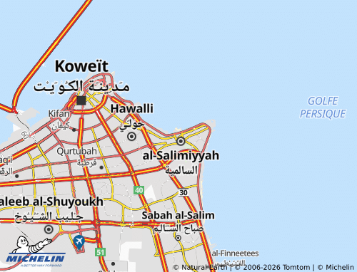 Kaart MICHELIN al-Salimiyyah 7 - ViaMichelin