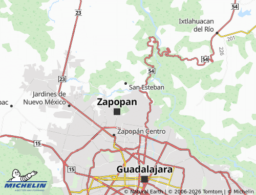 Mappa MICHELIN Bosques de San Isidro, Las Ca - ViaMichelin