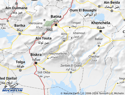 Carte MICHELIN Tkout - ViaMichelin