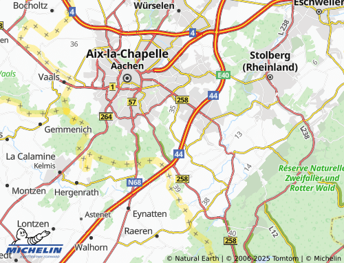 MICHELIN Lintert map - ViaMichelin
