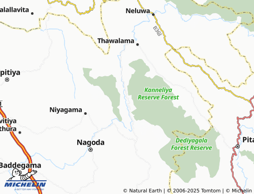MICHELIN Panangala East map - ViaMichelin