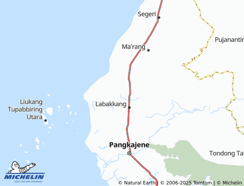 MICHELIN Gentung map - ViaMichelin