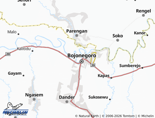 Mapa MICHELIN Tulungrejo - ViaMichelin