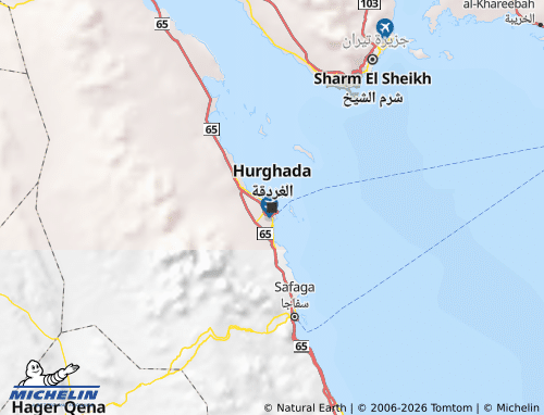 Mappa MICHELIN Mar Rosso - ViaMichelin