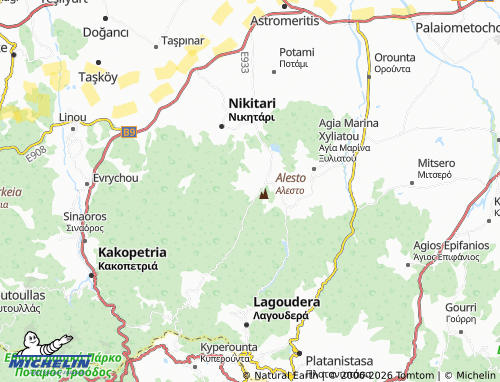 MICHELIN Agios Georgios map - ViaMichelin