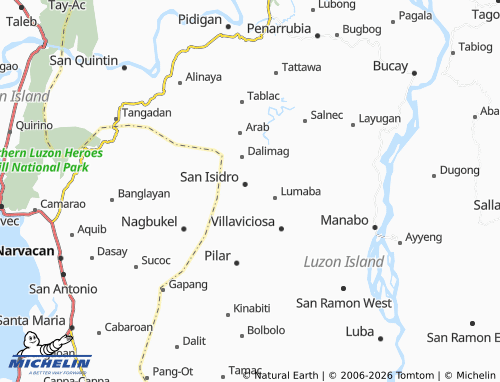 MICHELIN Langbaban map - ViaMichelin