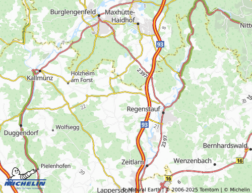 MICHELIN Ferneichlberg map - ViaMichelin