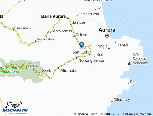 MICHELIN Nonong Senior map - ViaMichelin