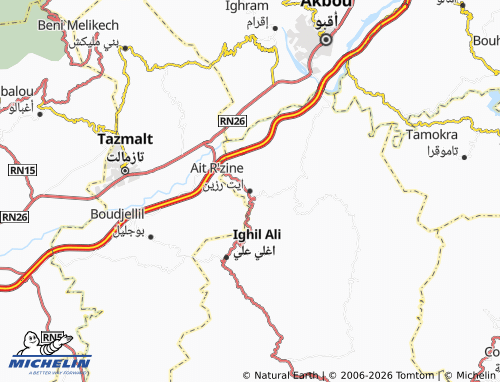 Mapa MICHELIN Ayt Razeen - ViaMichelin