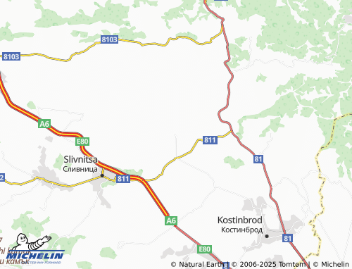 MICHELIN Bezden map - ViaMichelin