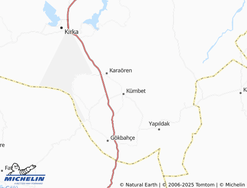 MICHELIN Kümbet map - ViaMichelin
